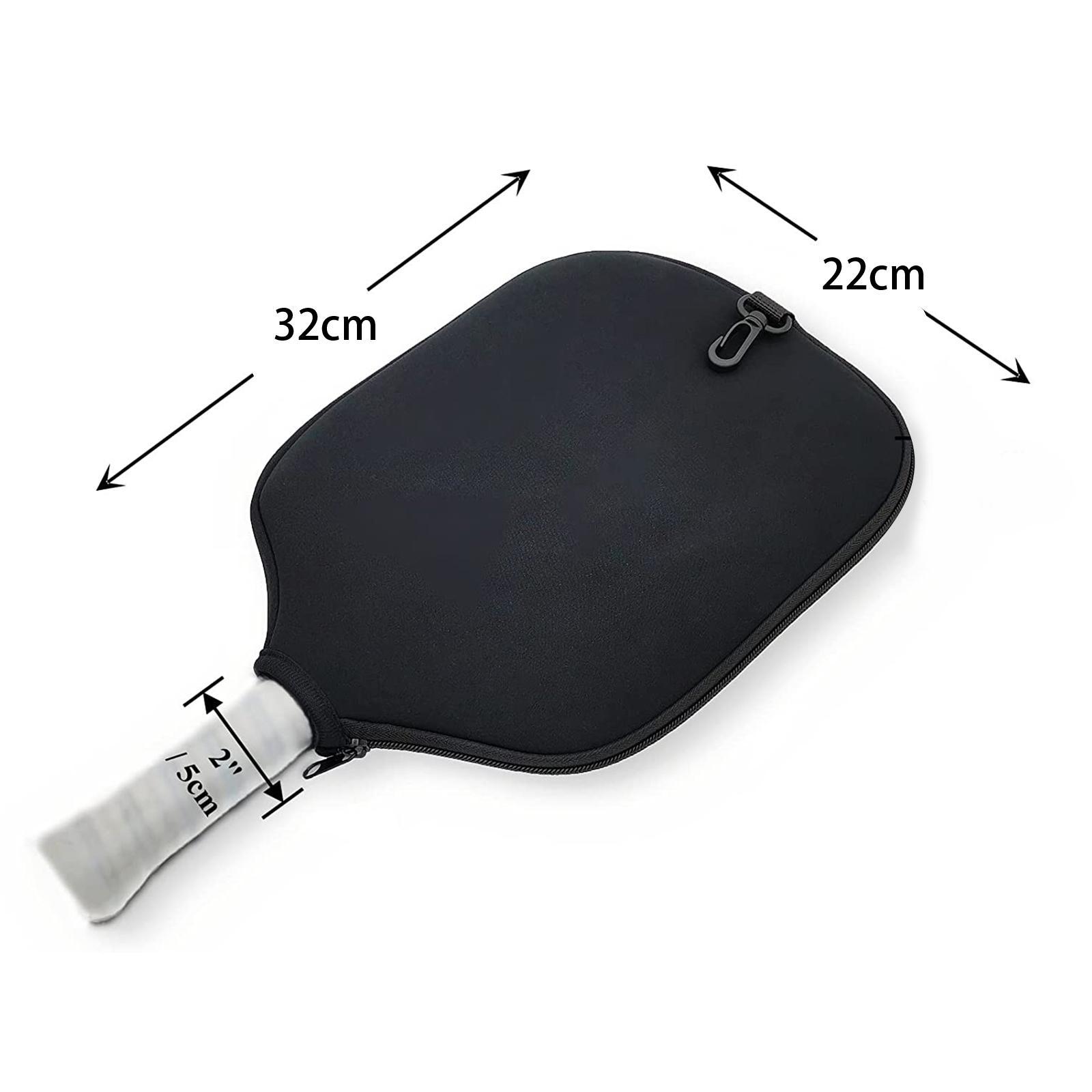 Neoprene Pickleball Paddle Cover Pickleball Racket Sleeve Bag Portable Pickleball Protection Zipper Protector Case Holder for Training Youth