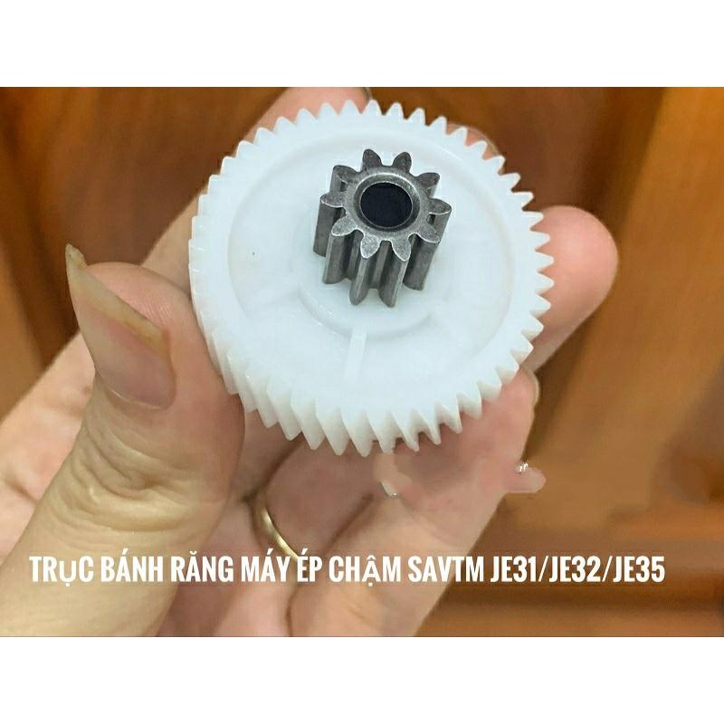Trục bánh răng máy ép chậm SATM jE31 và Je35 ảnh thật