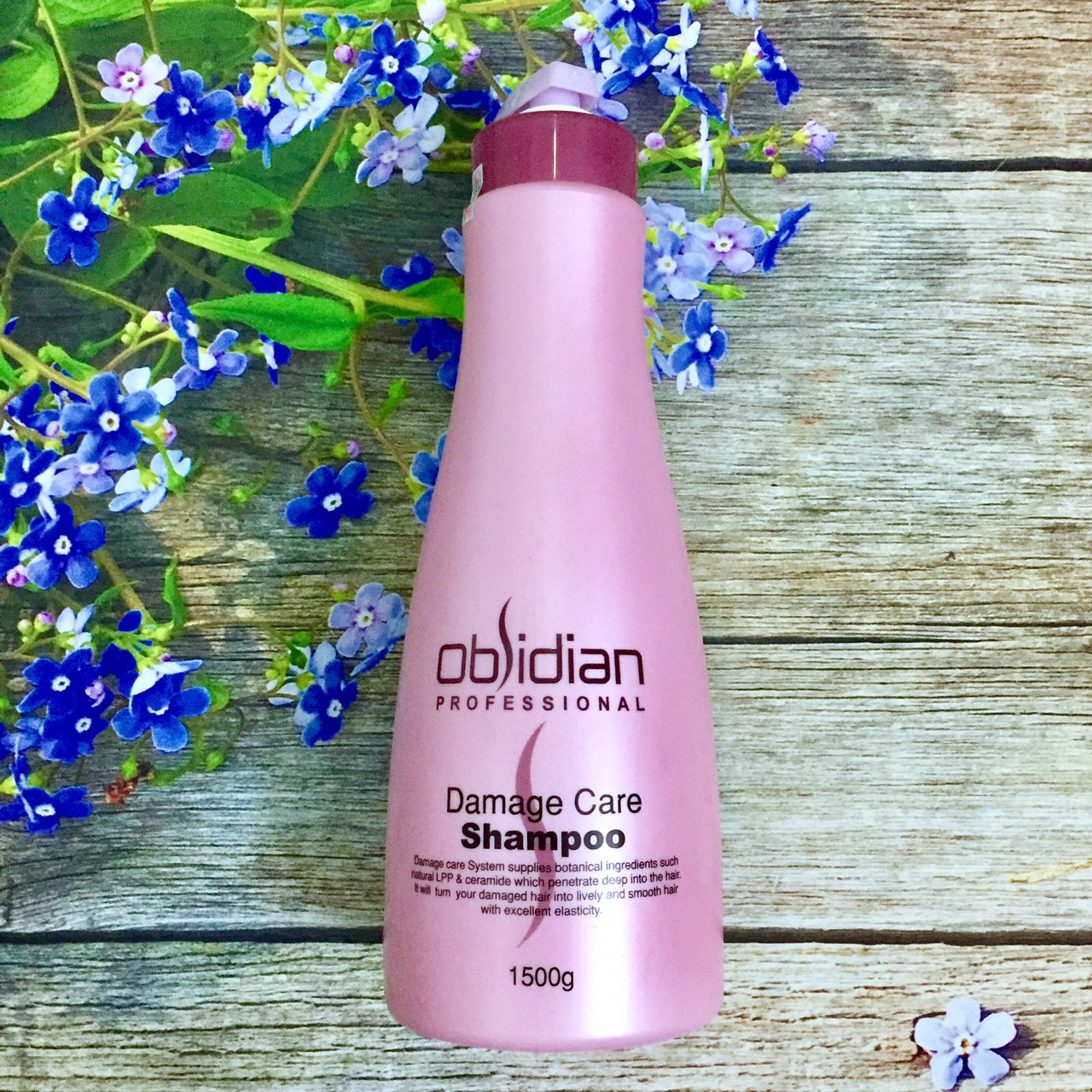 Dầu gội tái tạo tóc hư tổn Obsidian Demage Care Shampoo Hàn Quốc 1500ml