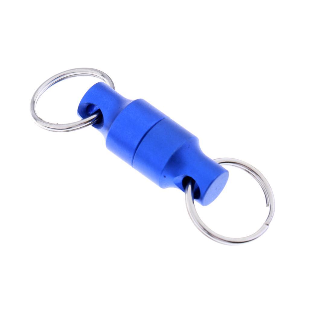 Fly Fishing Magnetic Net Release Net Keeper Holder Trout Net Lanyard Blue