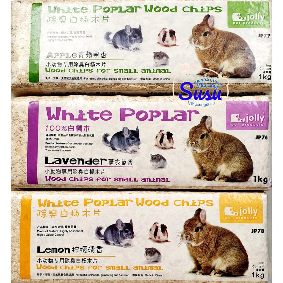 Mùn Gỗ Jolly Khử Mùi cho Thỏ, Hamster, Bọ, Chinchilla 1kg