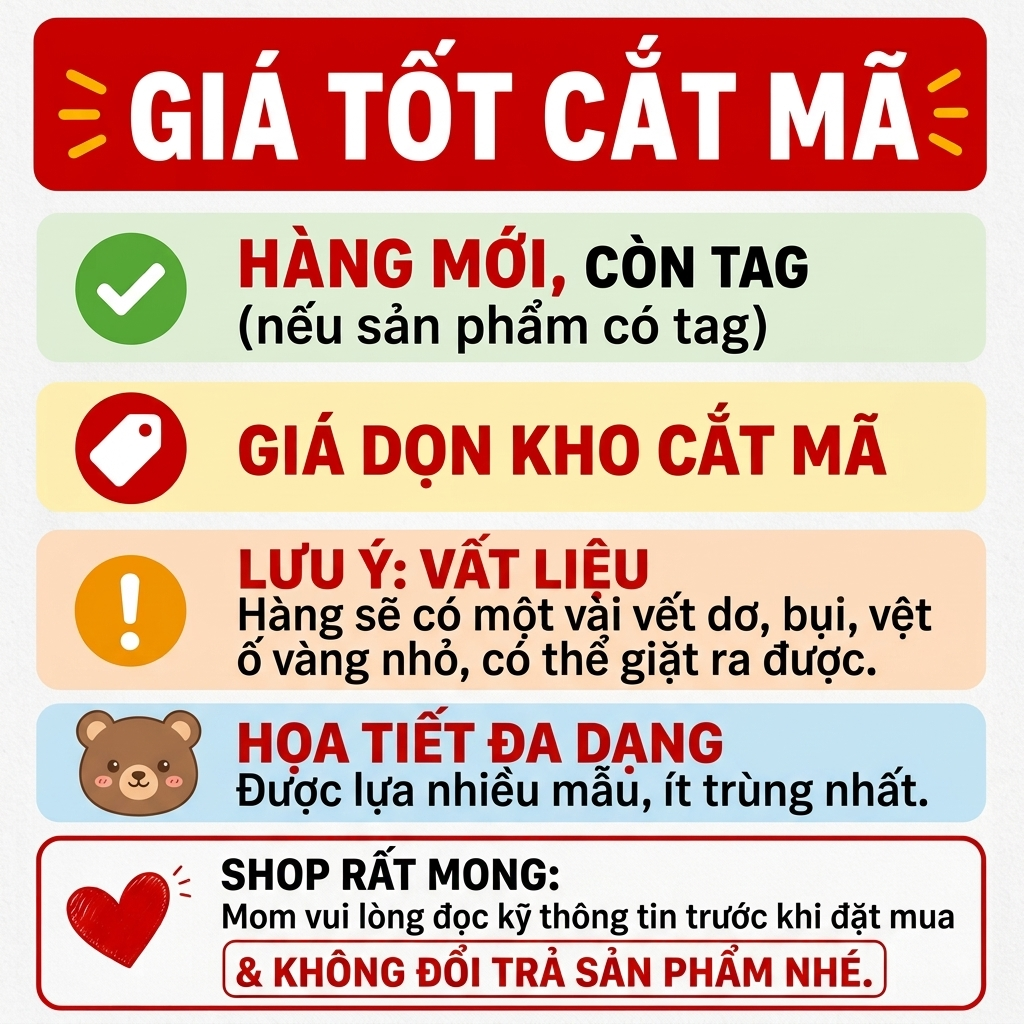 [DỌN KHO-lỗi nhẹ] Set 3 Áo Bác Sĩ Sơ Sinh JOU Tay Dài | Ngắn Tay COTTON Mềm Mịn, Thấm Hút Cho Bé Từ 3-9kg
