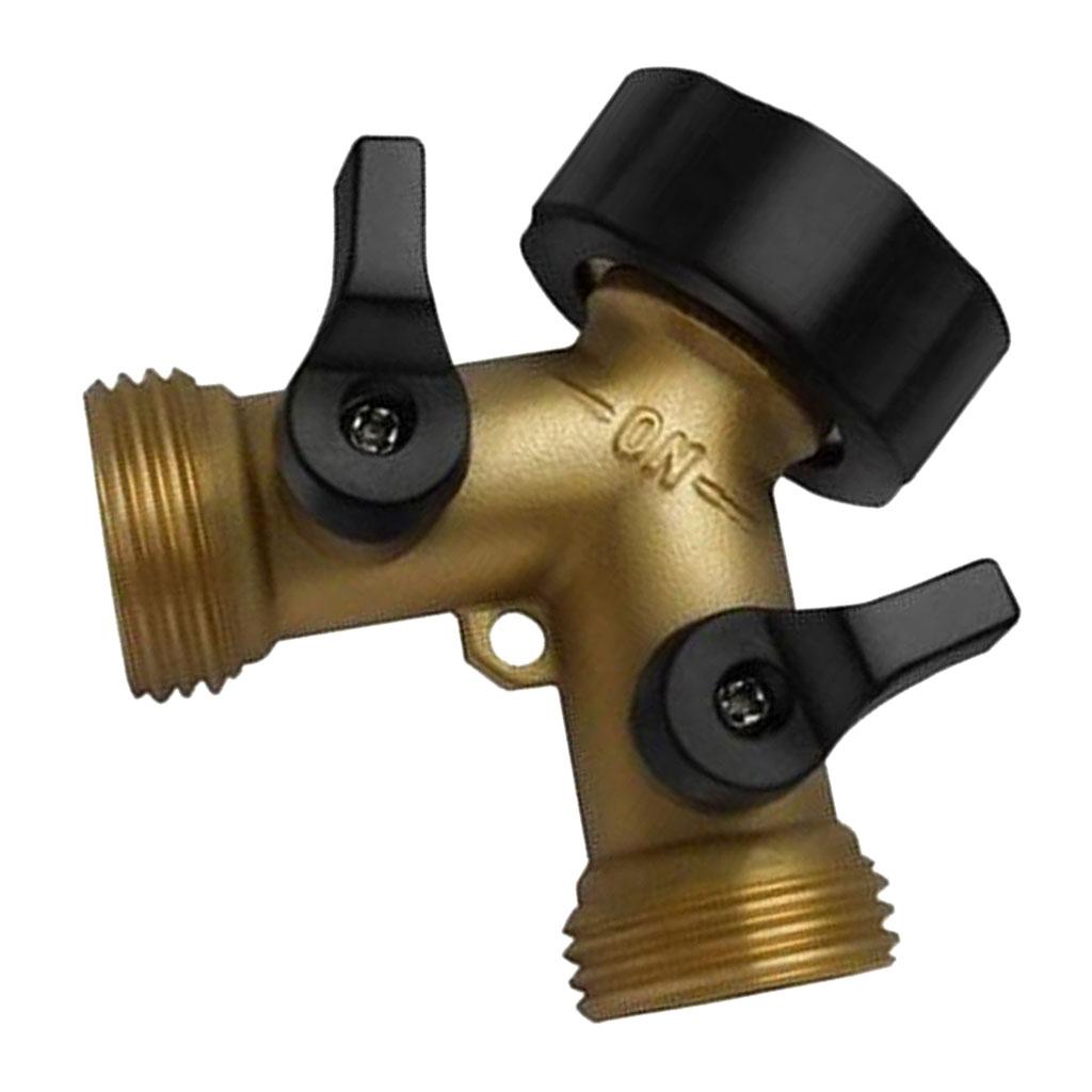 3/4 ''2 Đường Nước Vòi Bộ Chia Cổng Kết Nối Cho Tưới Cây Hay Rửa Xe