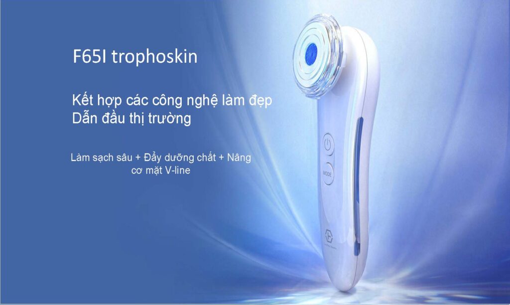 Máy điện di tinh chất siêu âm trẻ hoá da ION Nóng Lạnh F65i / F65U / F82E Nanotime - Hàng Chính Hãng