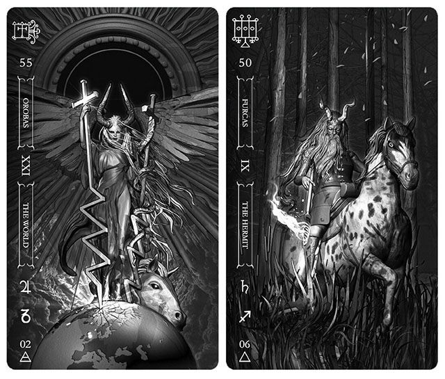 Bộ bài Goetia - Tarot in Darkness