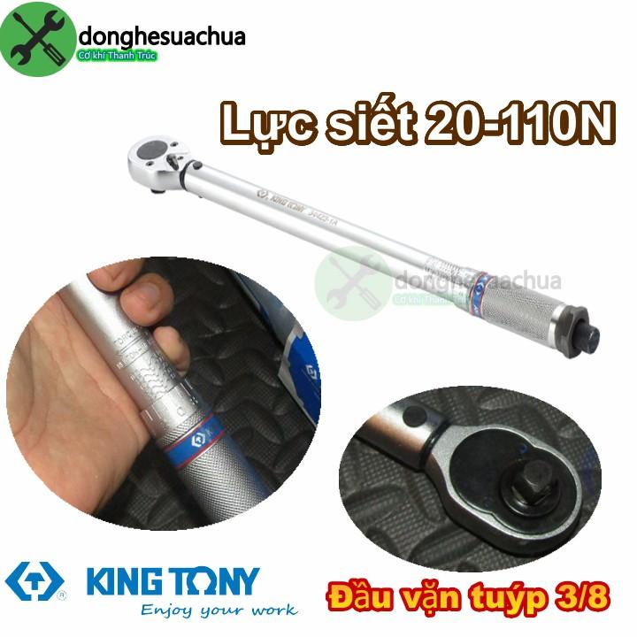 Cần Siết Lực Kingtony 34323-2A 20-110Nm Đầu Vuông 3/8, Cần Xiết Lực, Cần Chỉnh Lực, Cần Nổ, Cần Số