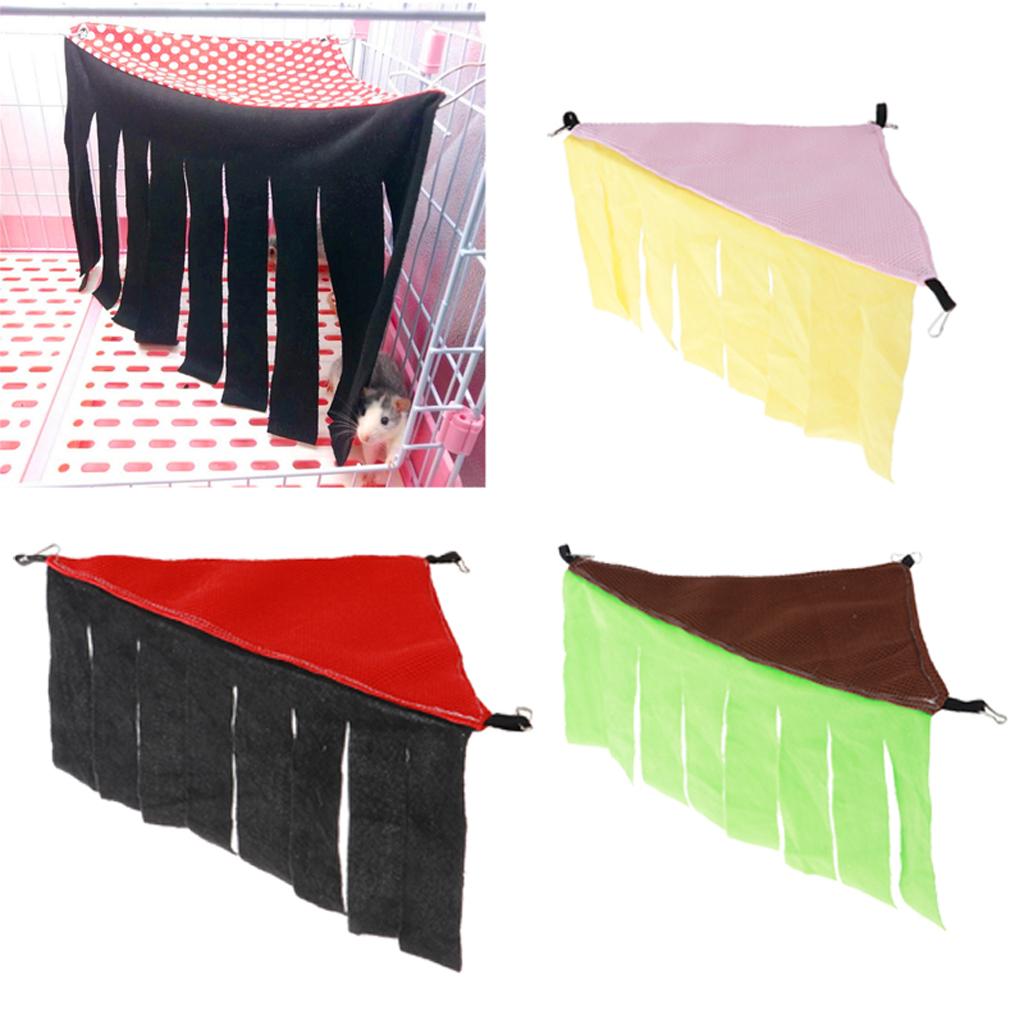 Hamster Squirrel Hammock Small Animal Play Sleep Hamster Bed Nest Pink