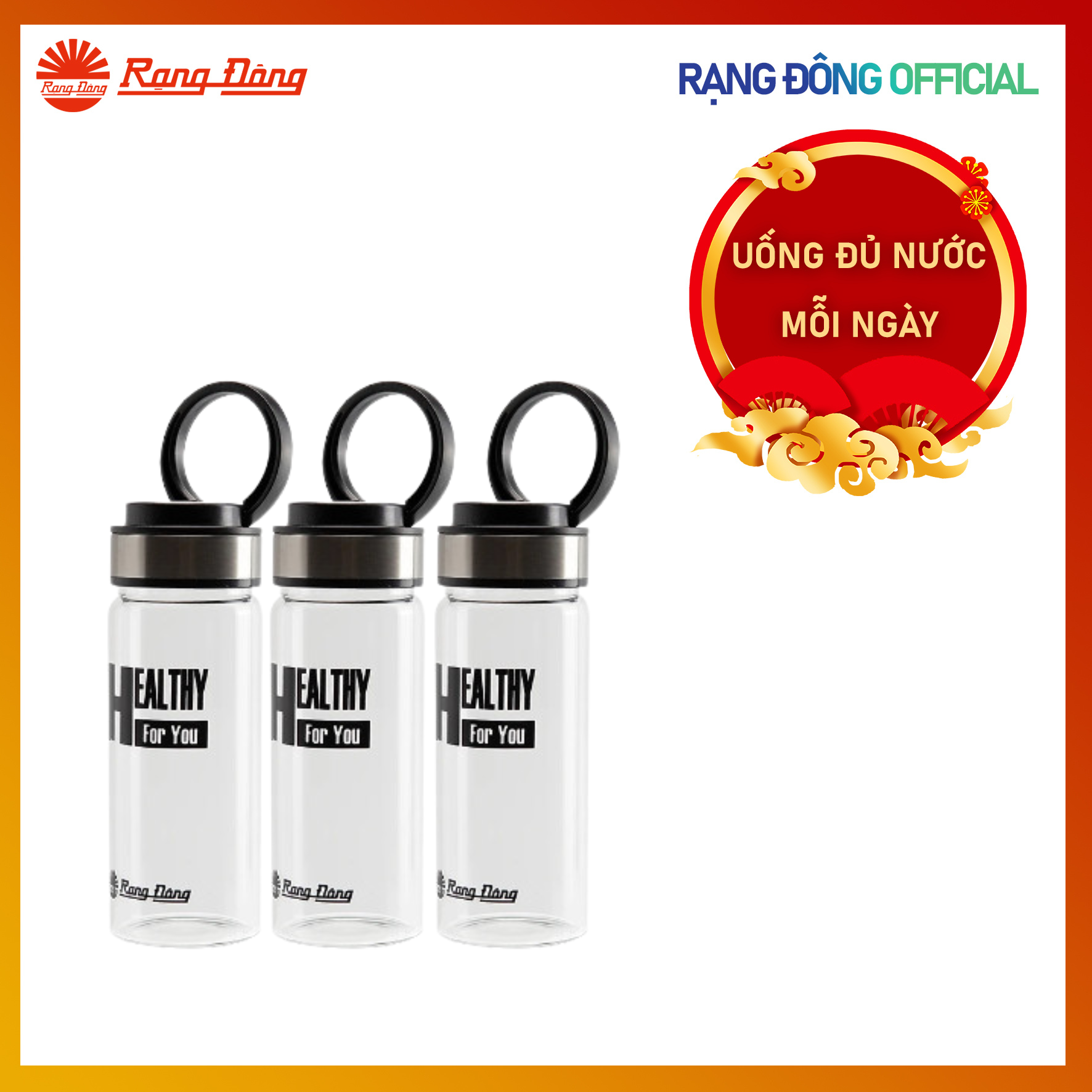 Combo 3 Bình nước cầm tay Rạng đông Model: RD-045G1