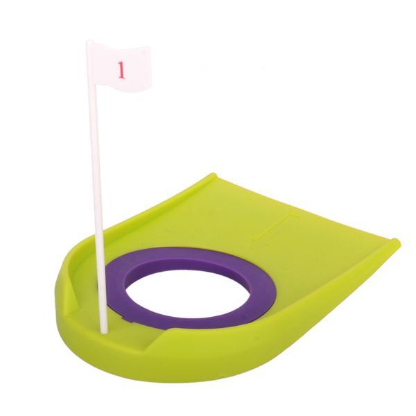 Golf Regulation Putting Cup Hole W/ Flag Golfer Outdoor Indoor Practice Putting