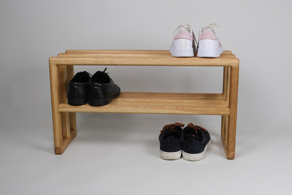 Kệ giày gỗ sồi OAKKG5 Tundo 80 x 25 x 38 cm