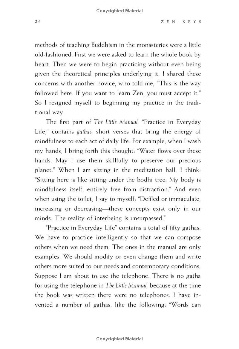 Zen Keys: A Guide To Zen Practice
