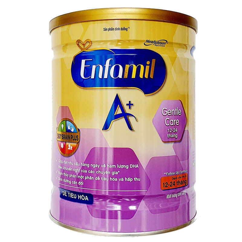 Sữa Bột Enfamil A+ Gentle Care Dành Cho Trẻ Từ 0 - 12 Tháng (350g)