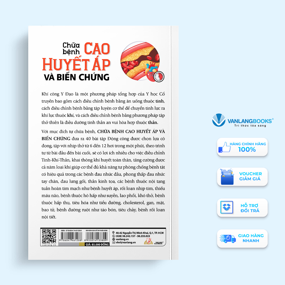 Khí Công Y Đạo - Chữa Bệnh Cao Huyết Áp Và Biến Chứng - Vanlangbooks