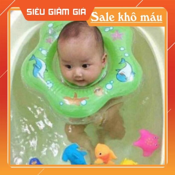 PHAO BƠI ĐỠ CỔ CHO BÉ 2 LỚP DẦY {TỪ 2-24 THÁNG)