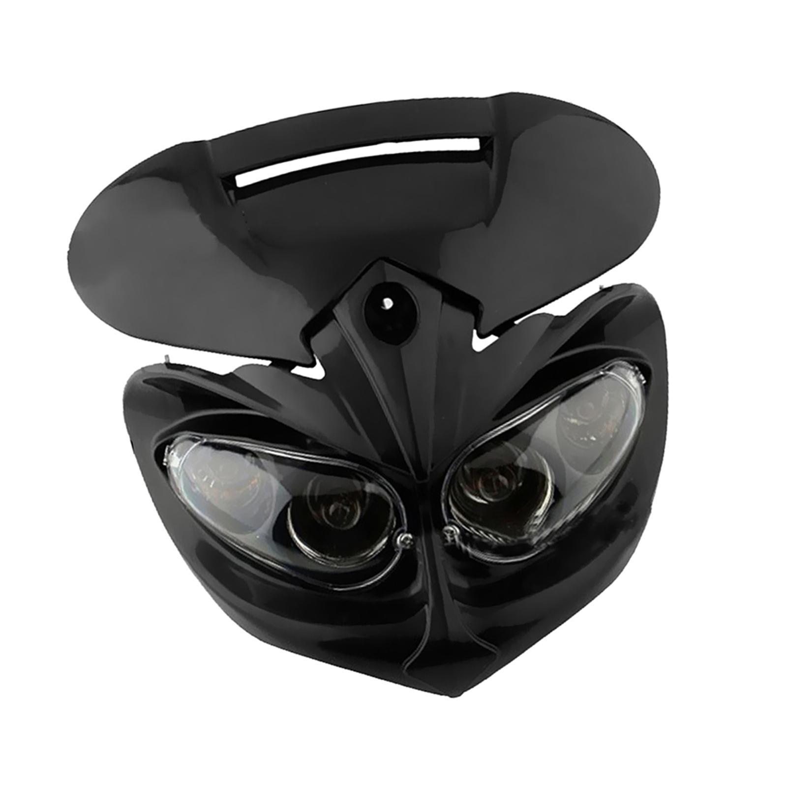 For Motorcycle Motorbike Headlight Racing  Lamp Light Fairing