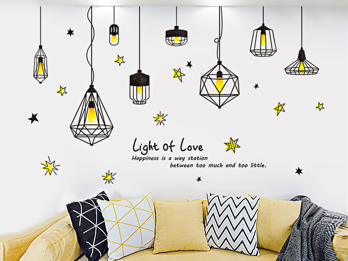 ĐÈN TREO VÀNG ĐEN MỚI