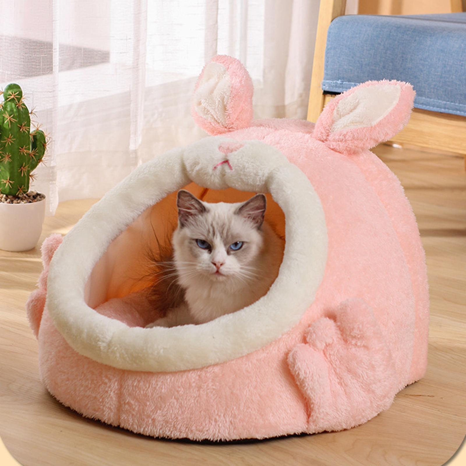 Cats Cave Bed Cats Cave Bed Small Dog Bed Non Slip Removable Soft Cushion
