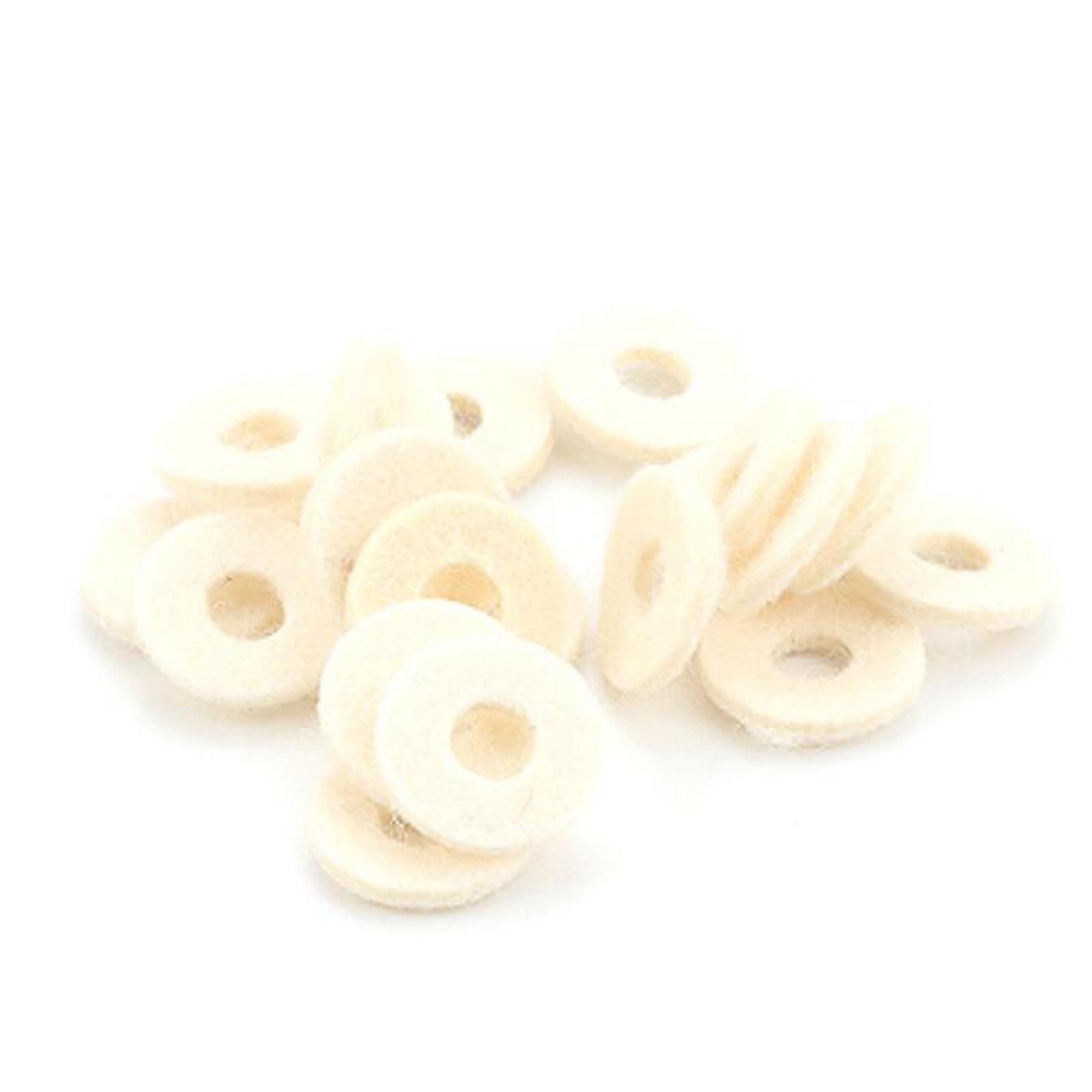 20 Pieces Trumpet Felt Washer Cushion Pad Set for Trumpet Musical Instrument