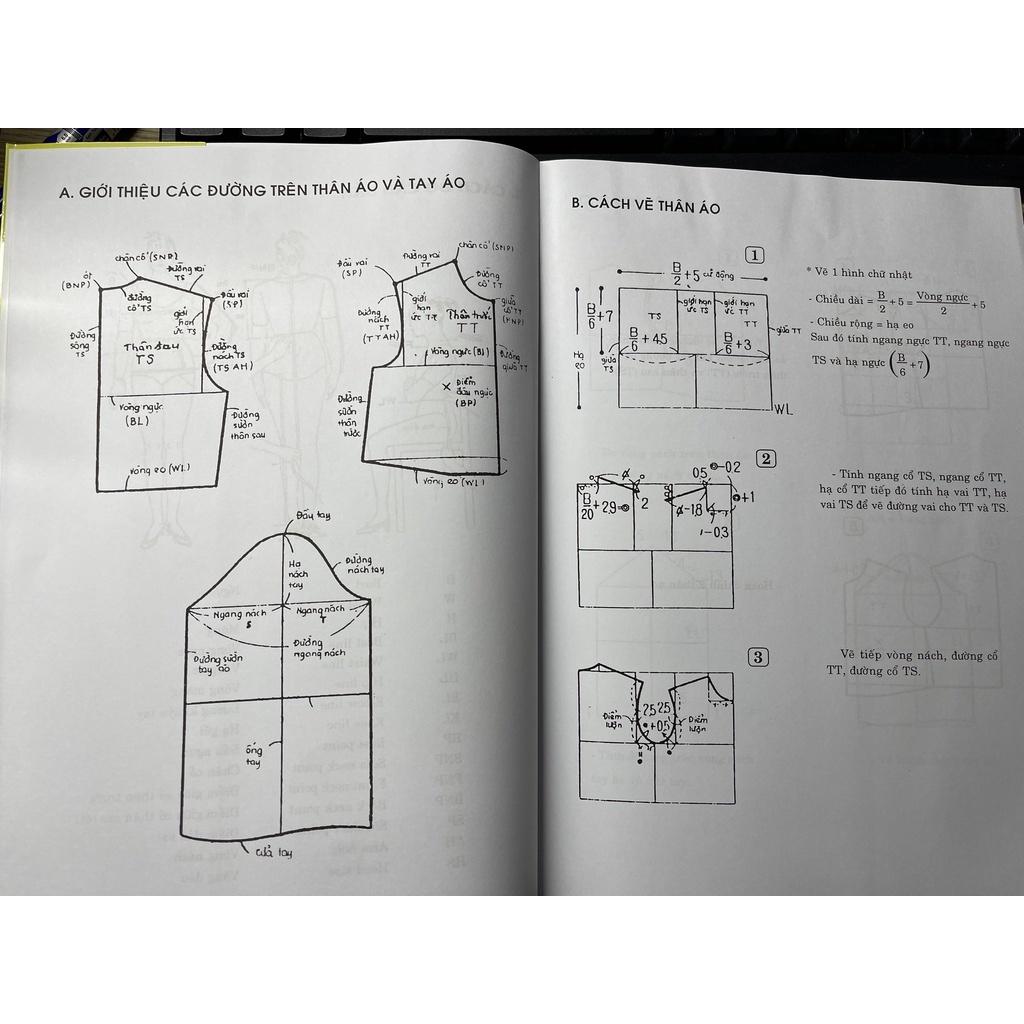 Sách - Cắt May Căn Bản - Các Loại Váy Trang Phục Nam - Nữ - Thiếu Nhi - Cắt May Căn Bản - Phương Pháp Đo, Vẽ, Cắt May - KT