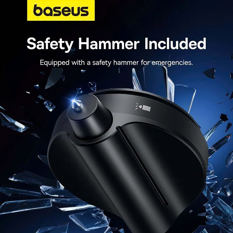 Gương Chiếu Hậu Sau Tích Hợp Dụng Cụ Phá Kinh Baseus SafeRide Series Backseat Rearview Mirror Dùng Trên Ô Tô (Bộ 1 cái) hàng chính hãng