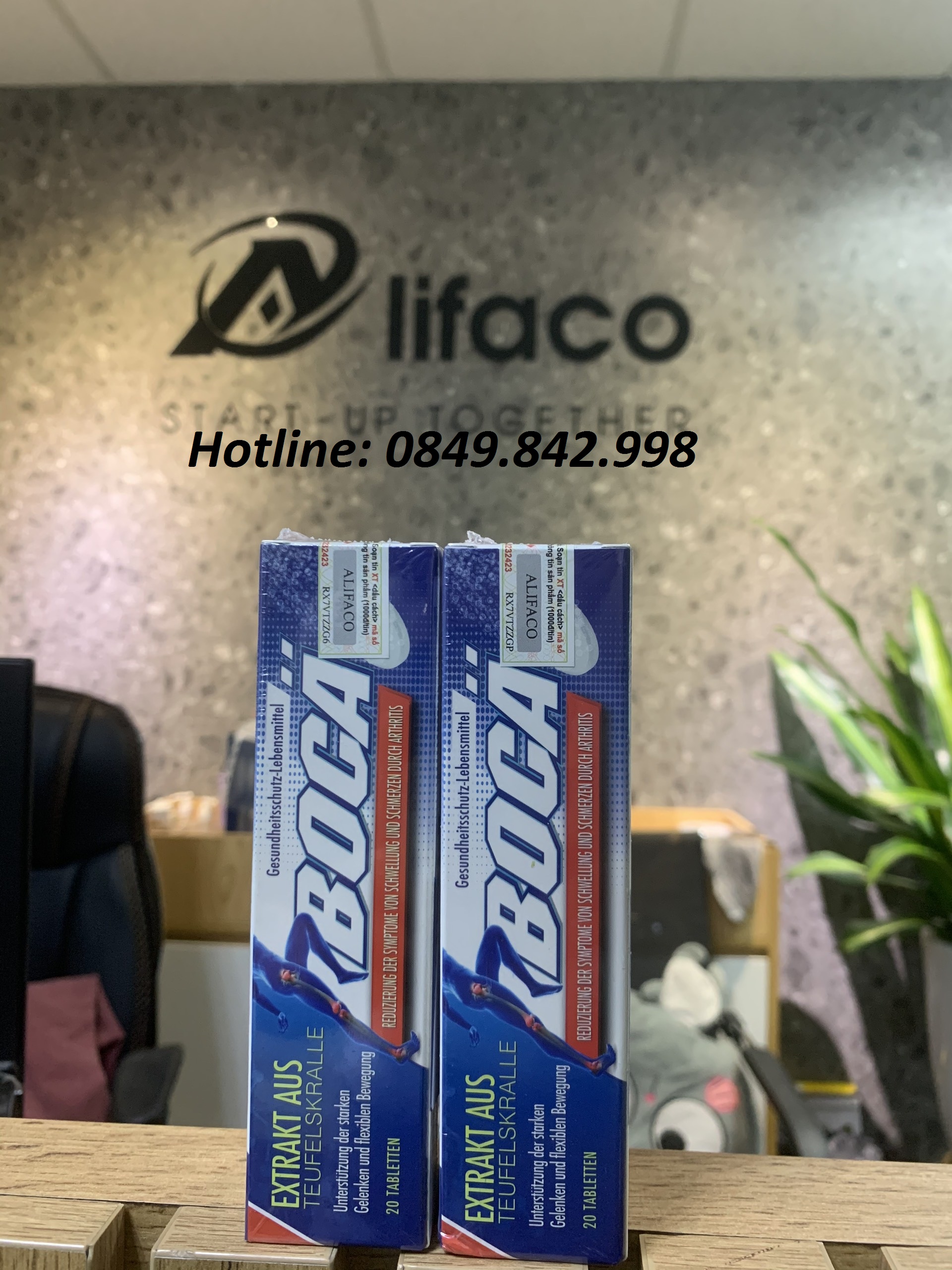 Mua 3 sủi BOCA tặng 1 BOCA MAX hỗ trợ xương khớp ALIFACO từ CHLB Đức