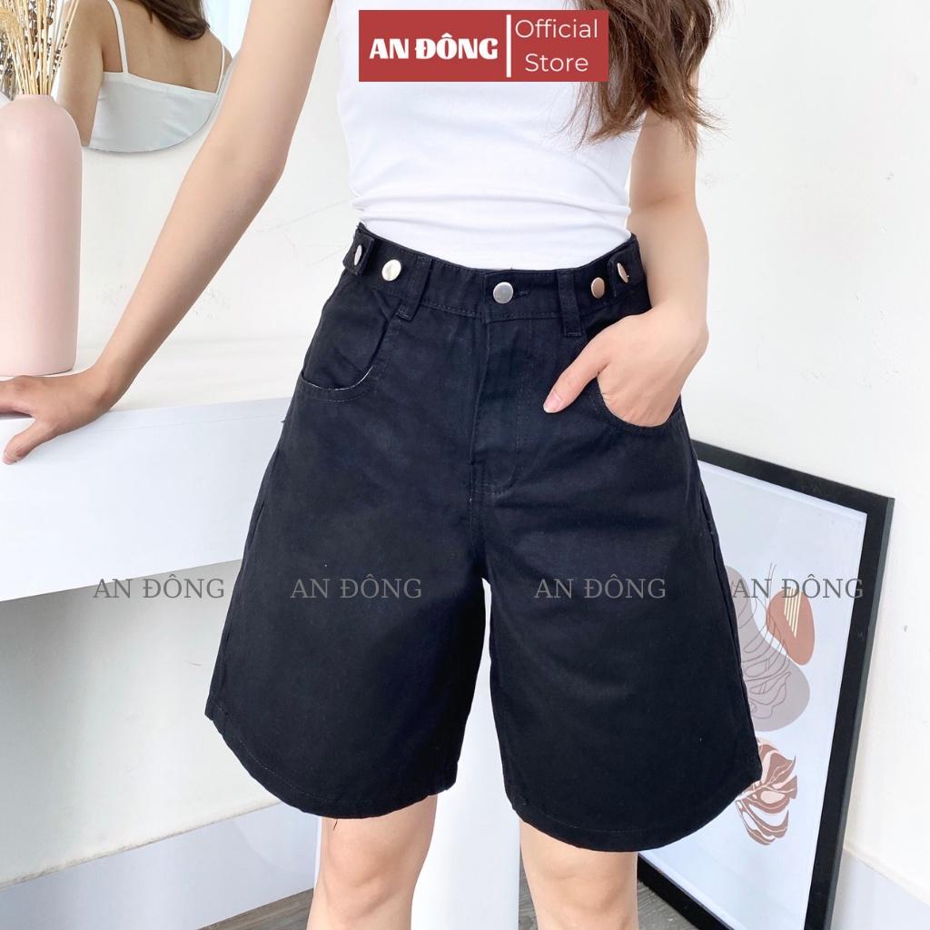 Quần Short Nữ Nút Gài Chỉnh Eo, Quần Sooc Đùi Nữ Cạp Cao Ulzzang Thời Trang (JN-5N)