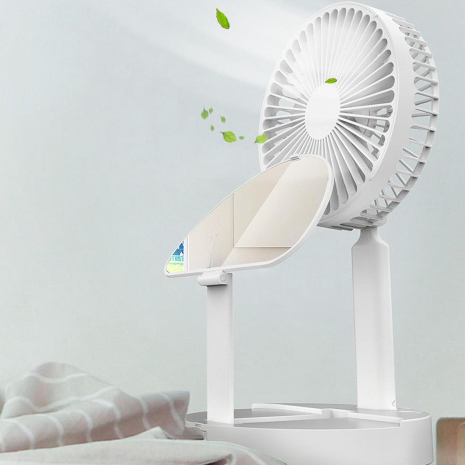 Mini USB Hand Held Desk Fan Tabletop Personal Fan Air Cooling