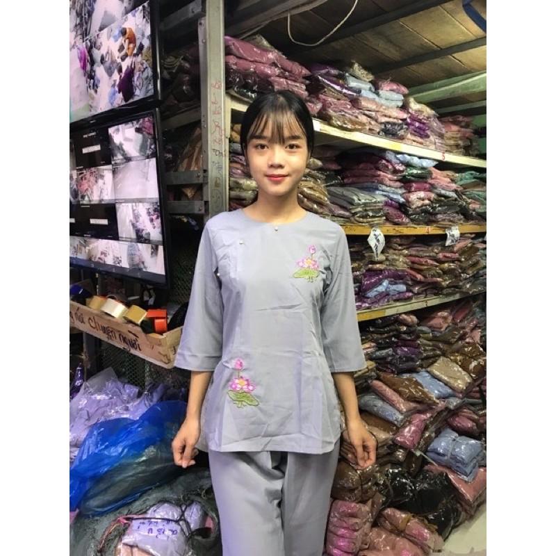 Đồ Lam Đi Chùa - Lam,Size 4- 59kí Trở Lại