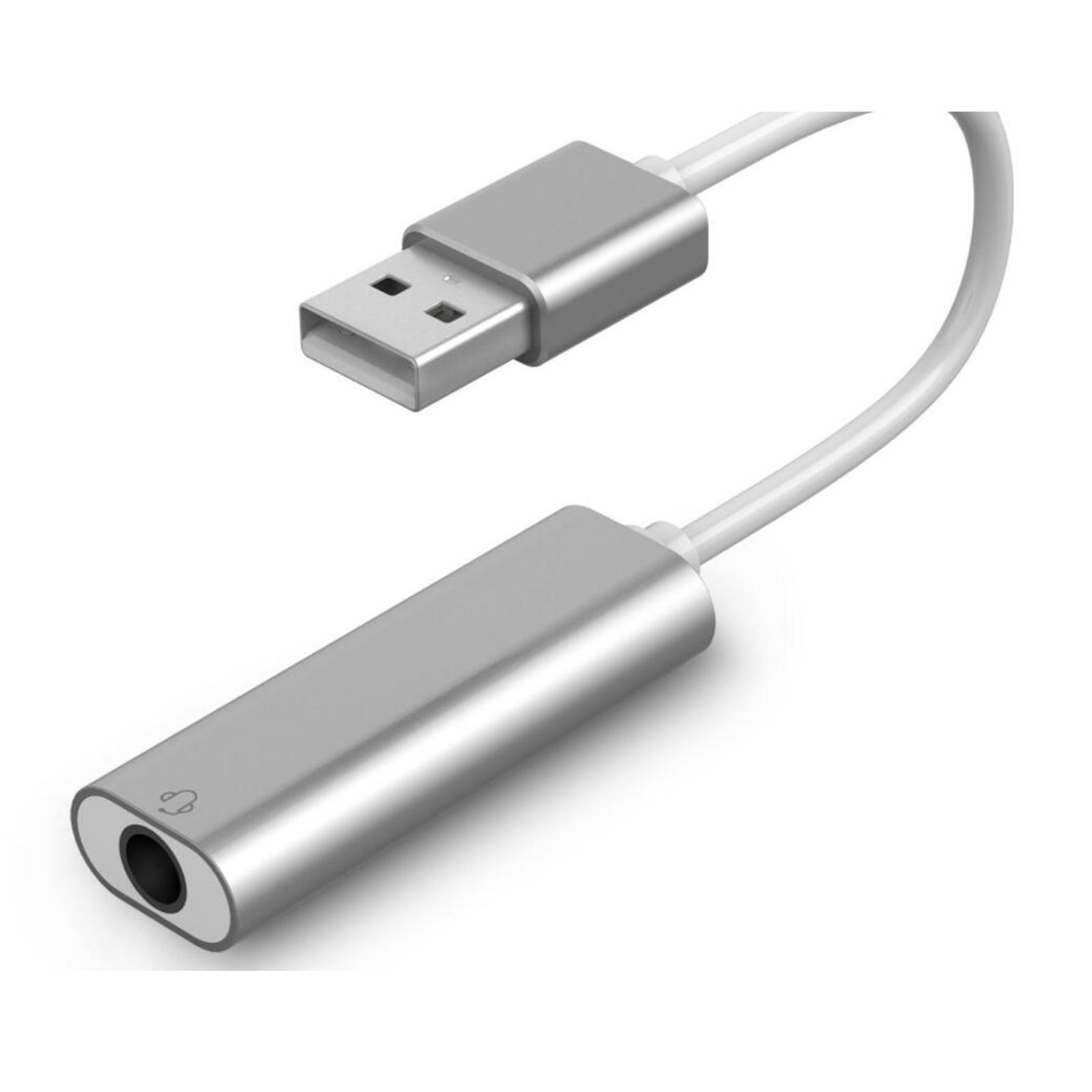 USB Sound Card 3.5mm Interface for Microphone Headphone Computer