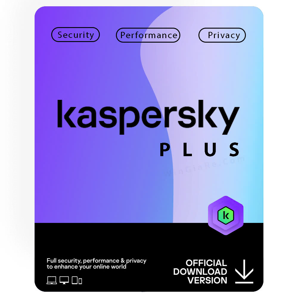 kaspersky Plus - VPN Không Giới Hạn - Hàng Chính Hãng