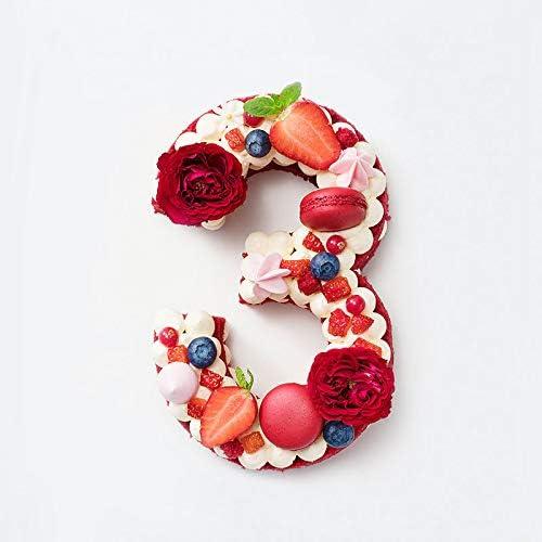 Bánh Chảo Silicone Số Lớn Số 3 Nướng Bánh Nướng Bánh Kỷ Niệm Sinh Nhật Bánh Sinh Nhật 20 x 25 cm