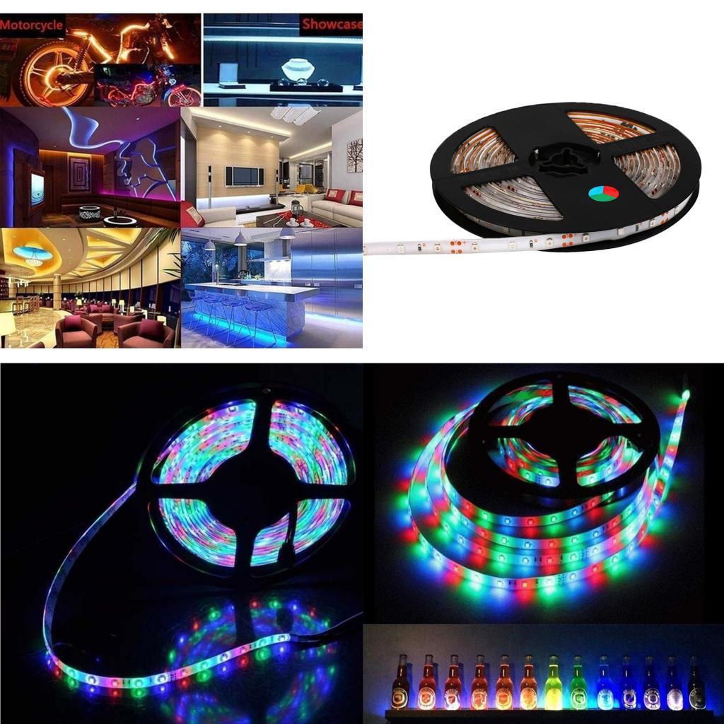 LED Strips Lights Waterproof RGB Dimmer Colour Changing w/Remote Control