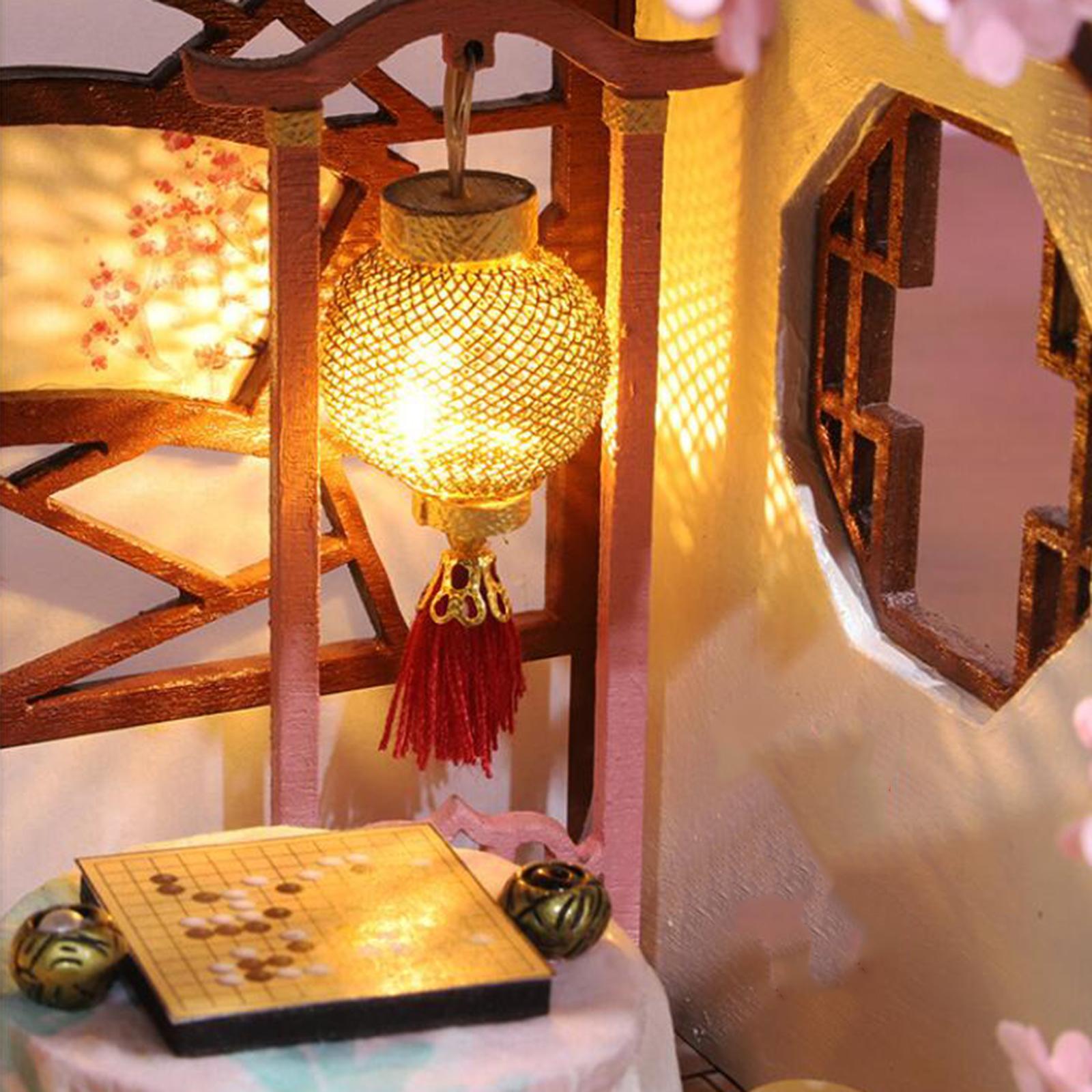 Mini House Kits Wooden Miniature Dollhouse DIY Kits Creative Room for Teens Gifts