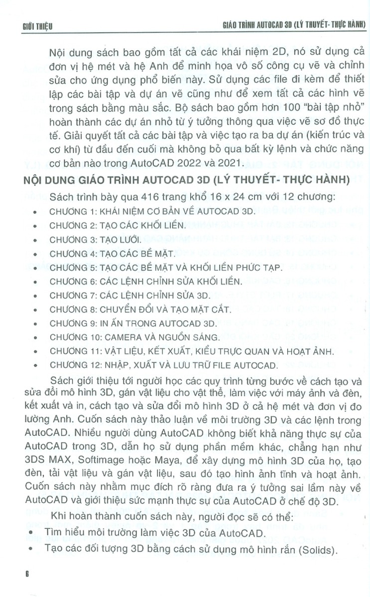 Giáo Trình Autocad 3D - Lý Thuyết-Thực Hành _STK