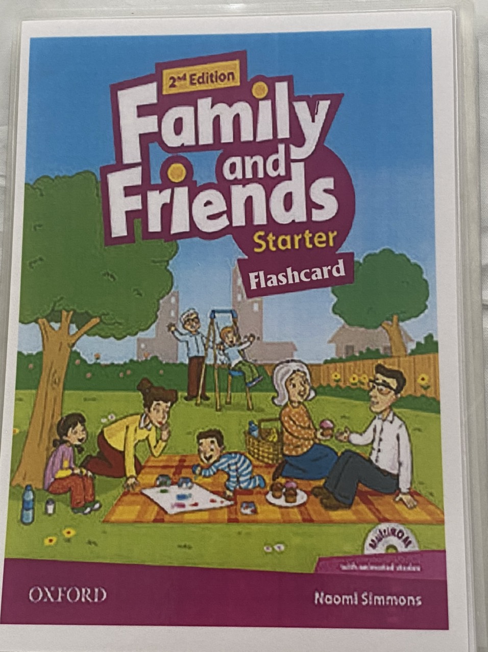 Flashcard Tiếng Anh dành cho giáo trình Family and Friends Starter phiên bản 2 ( Kích thước A5- thiết kế 2 mặt - ép plastics bền đẹp)