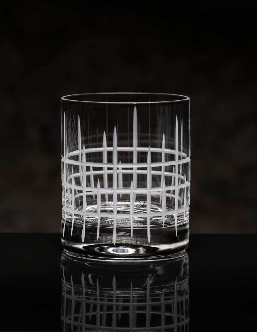 Ly Uống Rượu Mạnh Hình Trụ Với Thiết Kế Tối Giản Stoelzle New York Bar Manhattan Whisky Tumbler 320ml