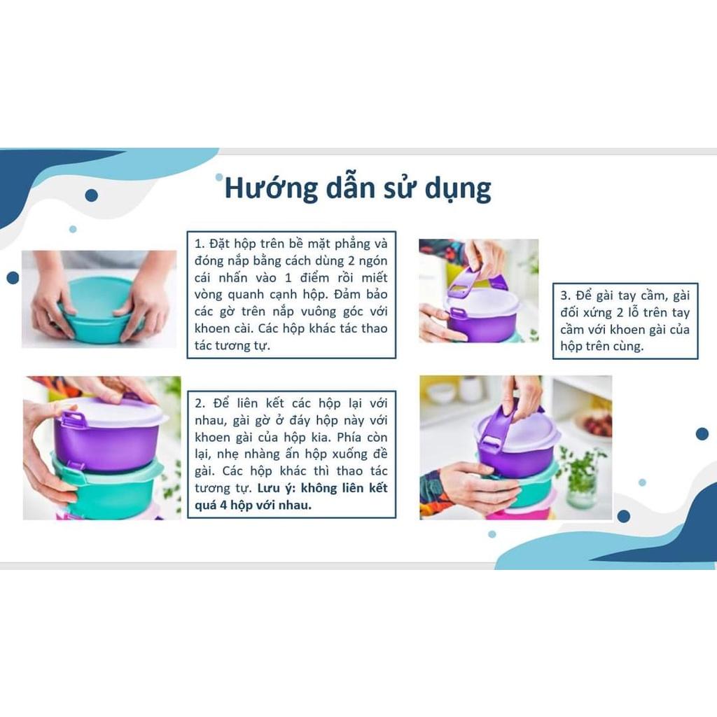 Bộ hộp cơm Small Round Click To Go - Tupperware