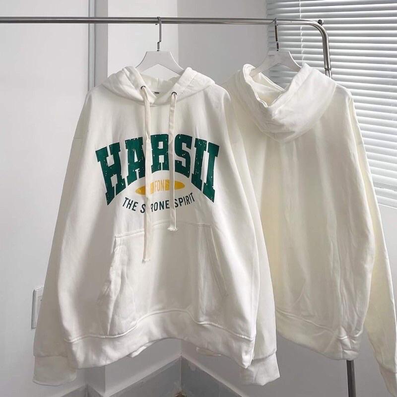 Áo khoác hoodie form rộng unisex, Áo khoác hoodie nam nữ HARSII