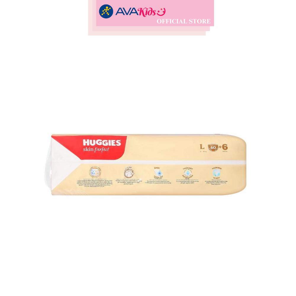 Tã quần Huggies Skin Perfect size L 60 + 6 miếng (9 - 14 kg)