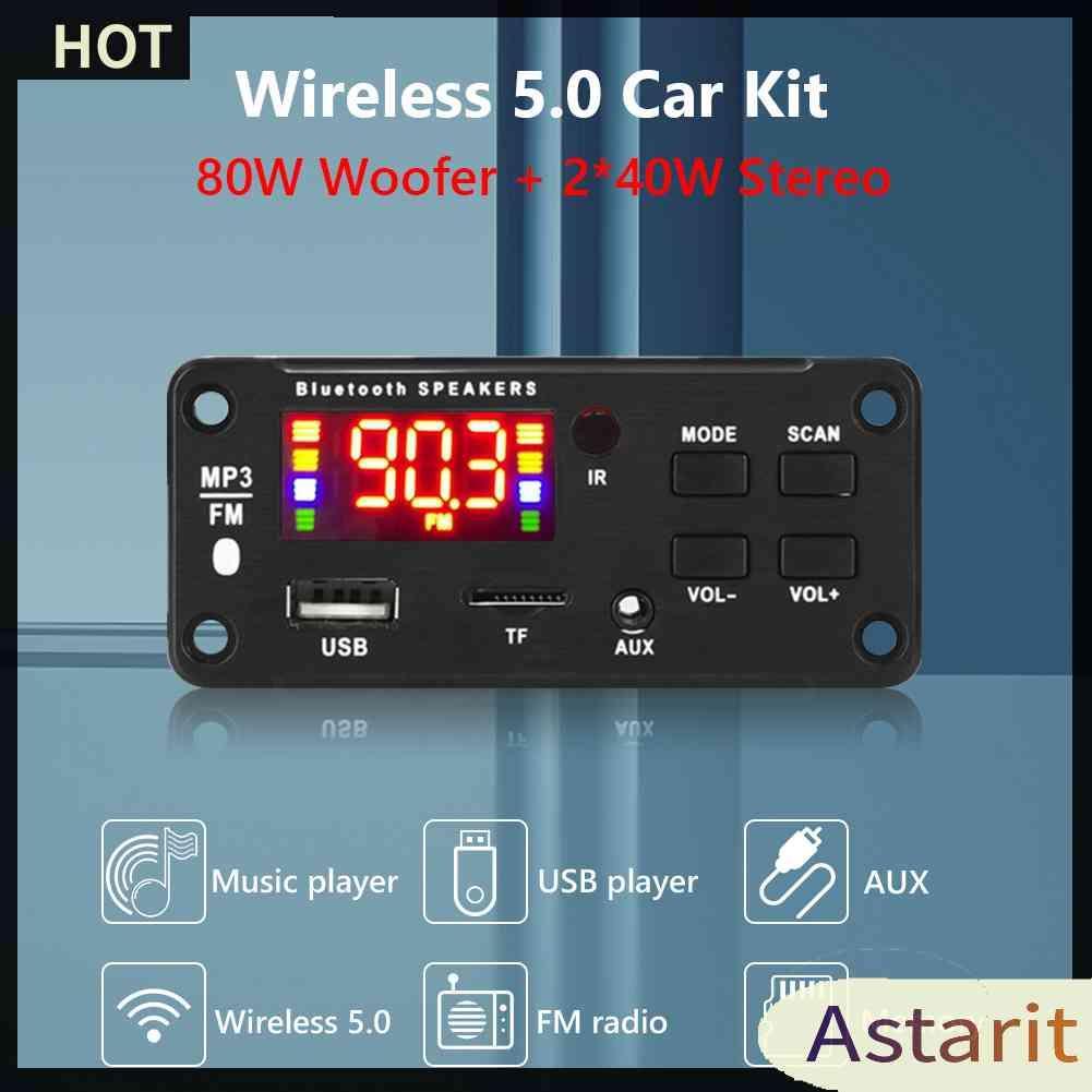 Bản Mạch Giải Mã Máy MP3 12V Bluetooth 5.0 2 X 40W 80W Chuyên Dụng Cho Xe Hơi