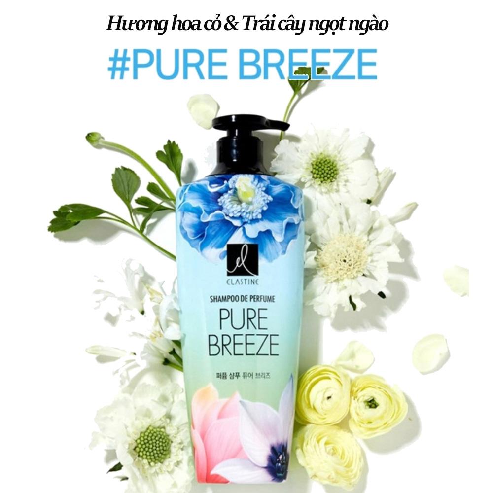 Dầu gội Elastine De Perfume hương nước hoa Pure Breeze 600ml