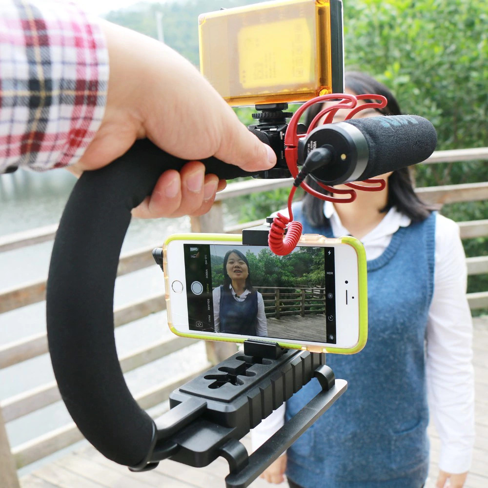 Tay Cầm Chống Rung Hỗ Trợ Quay Phim Trên Điện Thoại, Máy Ảnh Ulanzi U-Grip AZONE