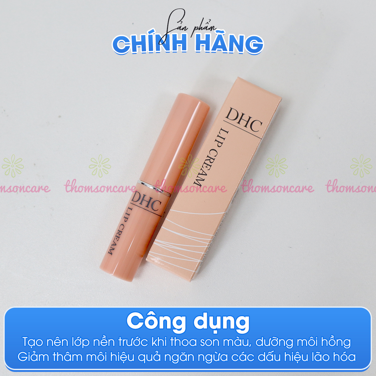 Son dưỡng DHC Lip Cream - Dưỡng ẩm, không màu - Hàng Chính Hãng DHC Nhật Bản