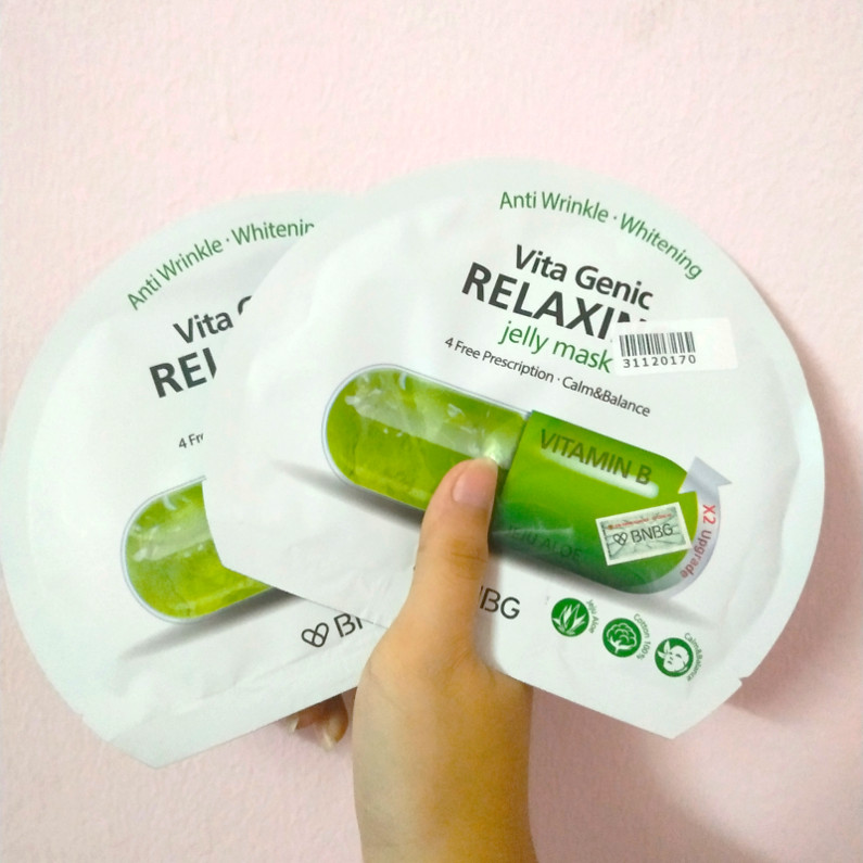 [ Mix 10 mặt nạ ] Mặt nạ dưỡng da BNBG Vita Genic Jelly Mask 