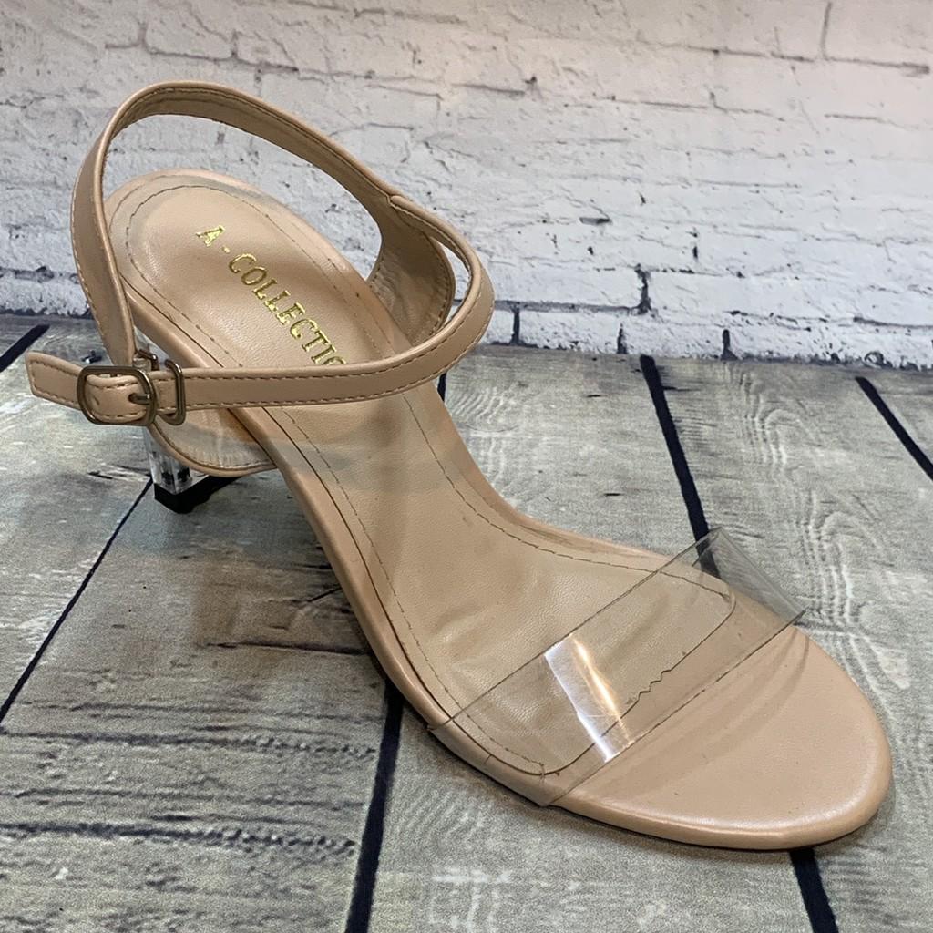 Sandal nữ, dép nữ thời trang cao gót công sở cao cấp quai trong đế trong 2613