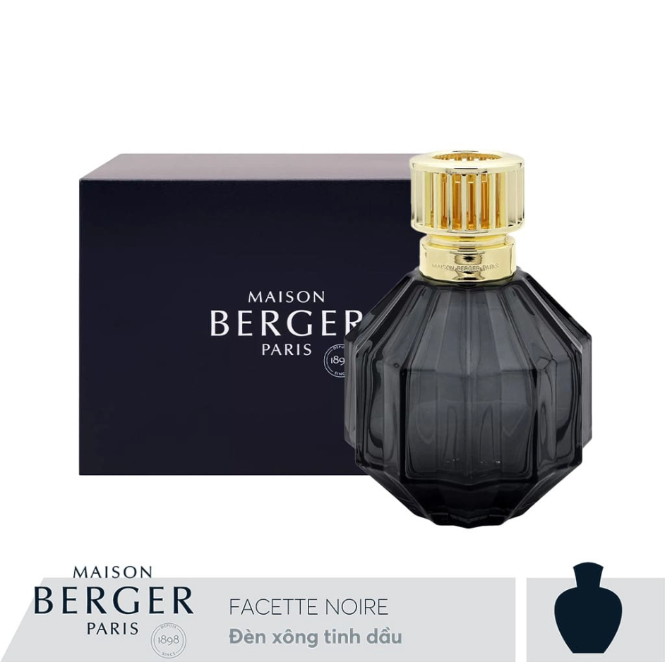 Maison Berger - Đèn xông tinh dầu Facette Noire - 380ml