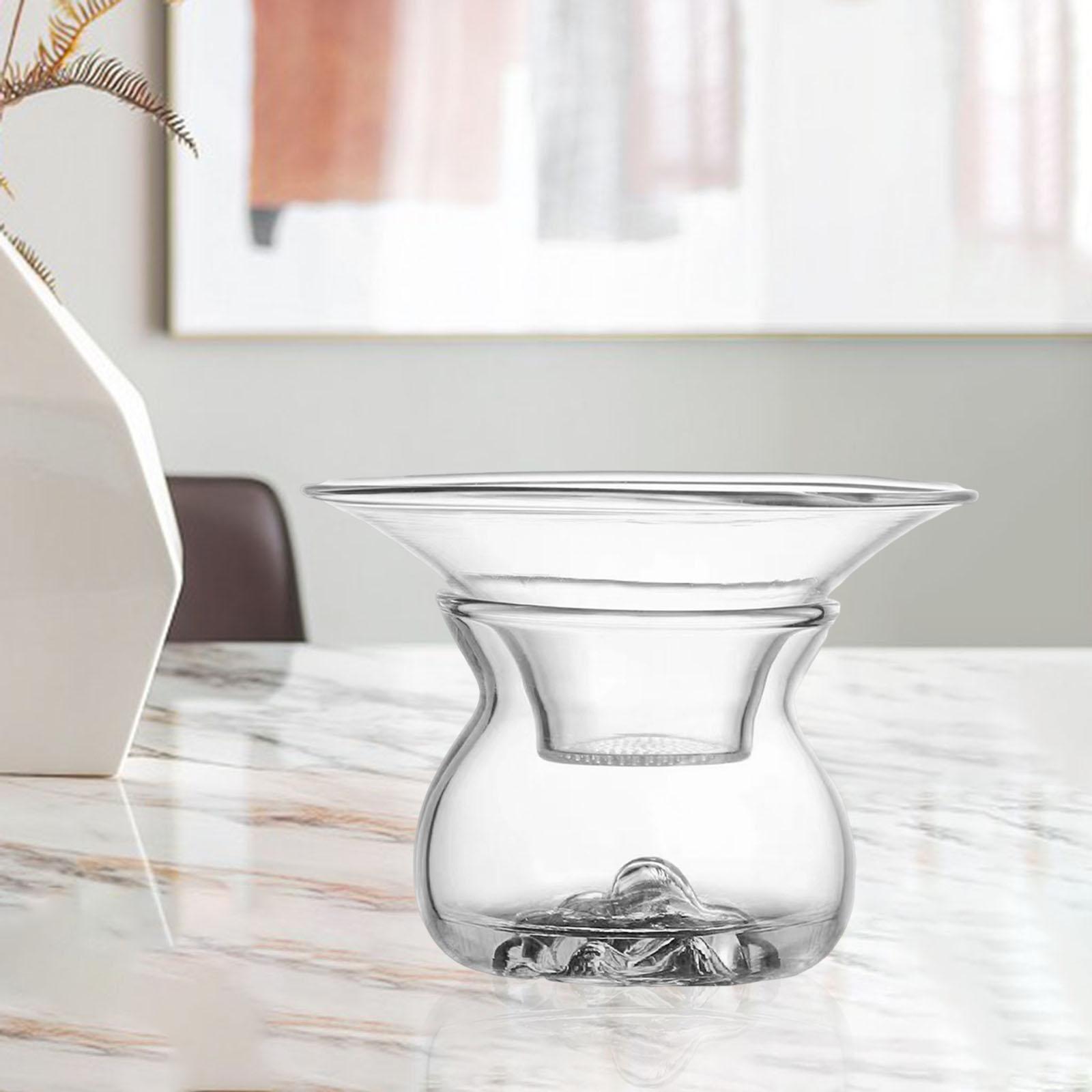 Portable Glass Tea Strainer Teapot Filter Clear Tea Filter Tea Accessories