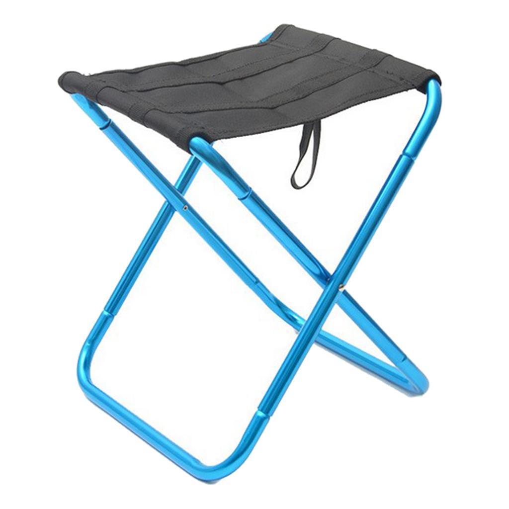 Portable Camping Stool Outdoor Folding Chair Slacker Chair for Camping Backpacking Hiking Fishing Travel Garden BBQ with Carrying Bag