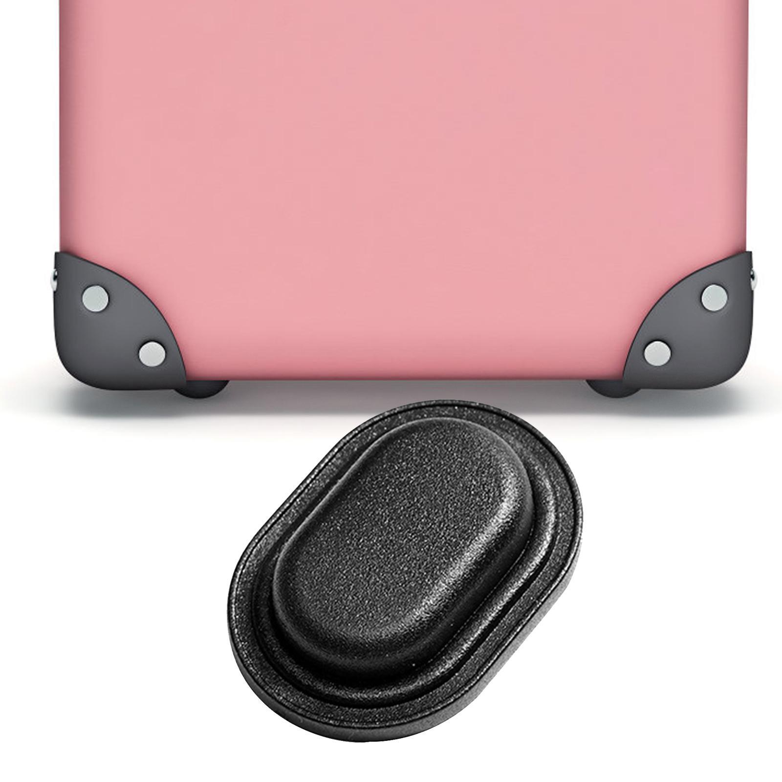 Luggage Stud Feet Baggage Stud Foot Pad Suitcase Feet Pad Replacement Wear Resistant Luggage Bracket Side Feet for DIY Craft Accessory Black