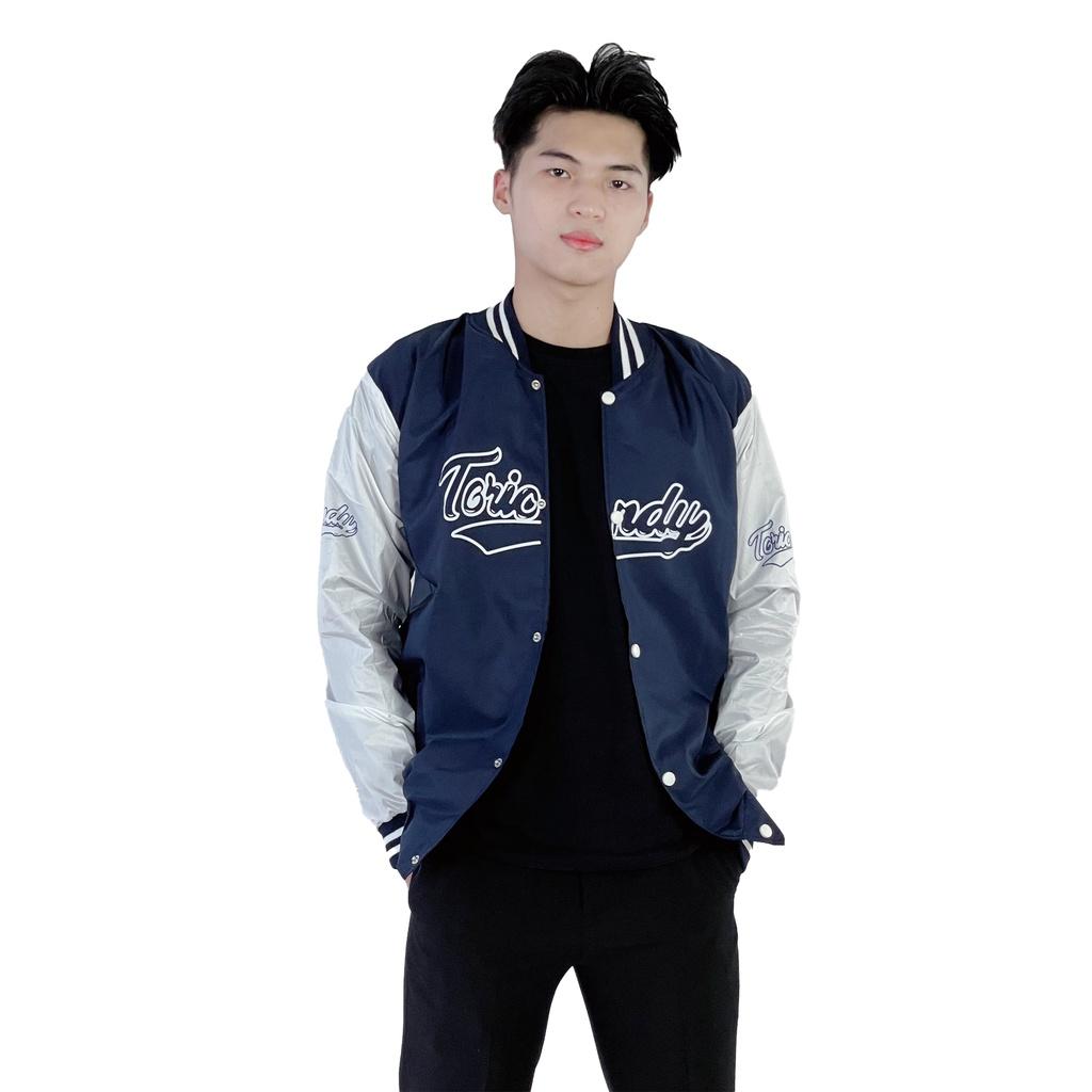 Áo khoác dù bomber nam nữ form rộng